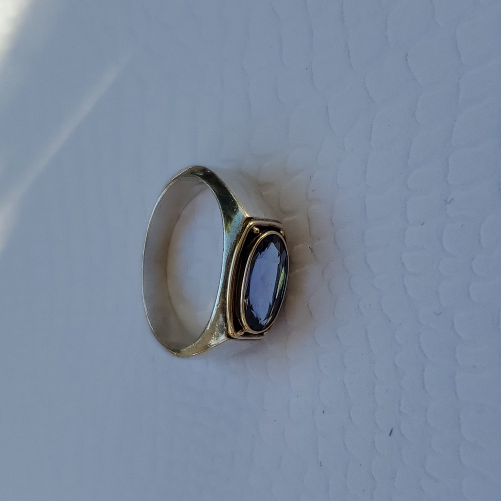 925 18k Iolite ring